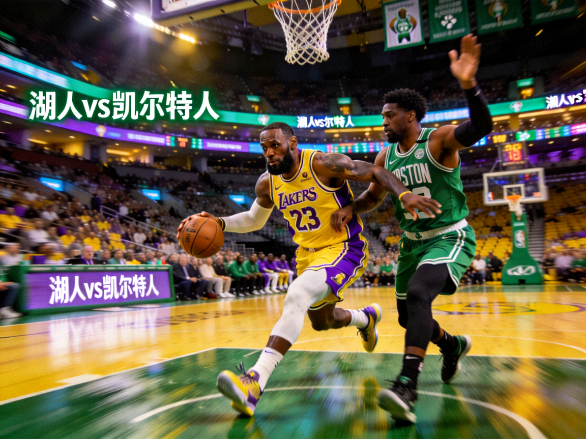 NBA直播中洛杉矶湖人对阵波士顿凯尔特人的比赛精彩瞬间回放画面